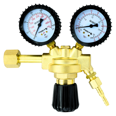 Reduktor butlowy jednostopniowy Ar/CO2 S100 z dwoma manometrami