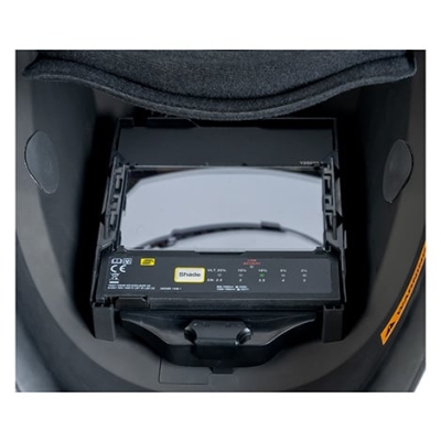 Przyłbica do spawania laserowego Esab L-30 z regulowanym stopniem zaciemnienia