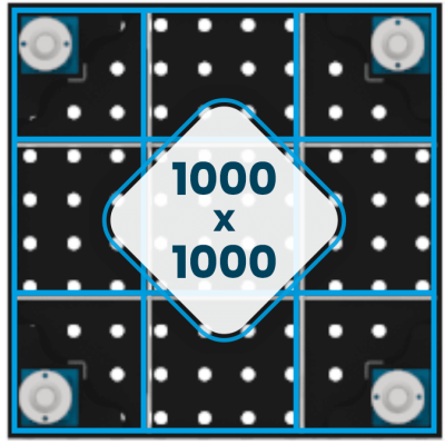 Stół spawalniczy GPPH ECO 8mm - 1000 x 1000 mm