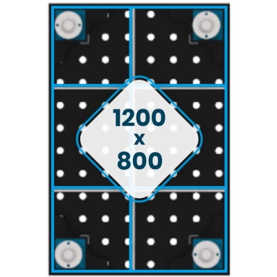 Stół spawalniczy GPPH PLUS 12mm - 1200 x 800 mm