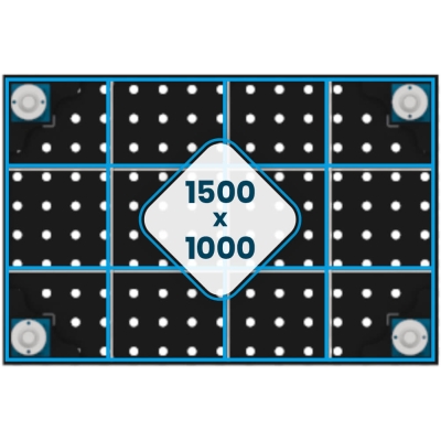 Stół spawalniczy GPPH PLUS 12mm - 1500 x 1000 mm