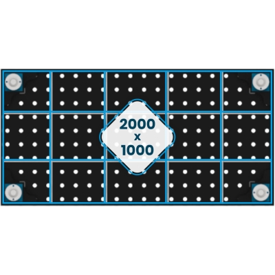 Stół spawalniczy GPPH PLUS 12mm - 2000 x 1000 mm