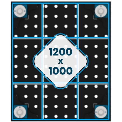 Stół spawalniczy GPPH PLUS 12mm - 1200 x 1000 mm