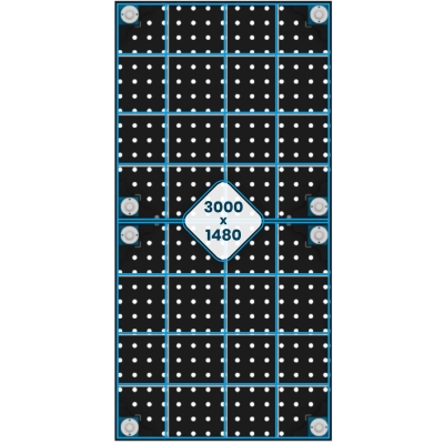 Stół spawalniczy GPPH PLUS 12mm - 3000 x 1480 mm