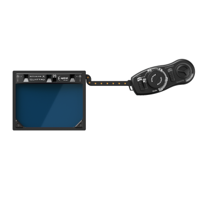 Przyłbica spawalnicza automatyczna OPTREL SphereX Quattro + nawiew swiss air