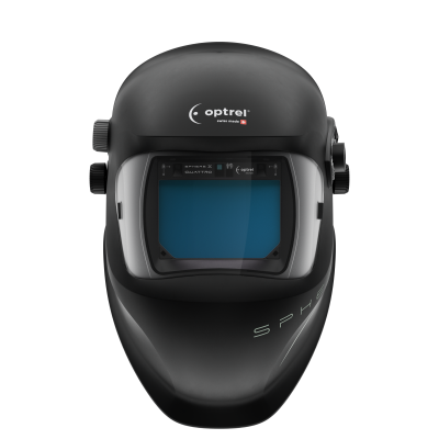 Przyłbica spawalnicza automatyczna OPTREL SphereX Quattro + nawiew swiss air